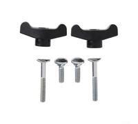 Kit de fijación de mango de cortacésped de repuesto con 4 pernos, 2 pomos para Flymo para mountfield para honda para toro para murray para cortacéspedes hyundai, reparación de herramientas de jardín