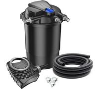 Kit de filtración para estanques - Filtro de presión - Bomba para estanque - Filtro UVC - Purificación de agua - Para hasta 30.000 litros