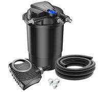Kit de filtración set 30000 litros 18 vatios UVC bomba 12000 l/h tubo 10 m 16_0001907
