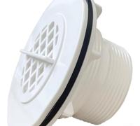 Kit de filtro de entrada de piscina para bomba Intex 635T 633T SF90110 - Conector de chorro de agua de plástico para piscina sobre el suelo, pieza de repuesto blanca, 20 cm