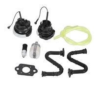 Kit de filtro de manguera de ventilación de tapa de tanque de combustible y aceite de repuesto para motosierra Stihl MS261 MS271 MS291