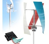 Kit de generador de turbina eólica de 3000 W/5000 W, sistema de energía solar híbrido Maglev de 12 V/24 V/48 V con controlador 3B para uso doméstico marino y comercial e industrial