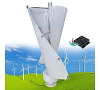 Kit de generador de turbina eólica de eje vertical de 12000 W, molino de viento de eje Maglev para una generación eficiente de energía trifásica, ideal para uso doméstico y soluciones de energía en