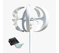 Kit de generador de turbina eólica vertical de 12000 W con controlador para uso doméstico, soporta 12 V, 24 V, 48 V, 110 V, 220 V, diseño portátil sin ruido