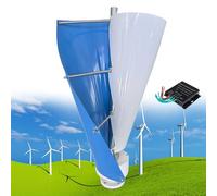 Kit de generador de turbina eólica vertical, levitación magnética helicoidal de 12000 W, controlador MPPT de 48 V, 2 cuchillas, para uso doméstico y agrícola