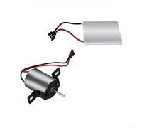 Kit de generador de ventilador de estufa para chimeneas, pieza de repuesto | Repuesto de reparación de hornos, generador de ventiladores de 40 x 40 mm, compatible con conector SM2.54 (370 x película