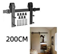 Kit de herrajes para puerta corredera de 200 cm, para sistemas de una sola puerta