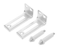 Kit de Herrajes Pivote Superior 2 Pares para Puertas Plegables | Piezas de Repuesto para Armario, Plástico y Metal, Instalación Sencilla, Estable, Uso en Casas y Locales