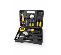 Kit de Herramientas 12 Piezas | Maletín Reparación Hogar | Set Completo DIY | Destornillador, Alicates y Más