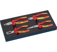 Kit de herramientas de 4 piezas, módulo 1/3, juego de mordazas VDE, marca TECWERK