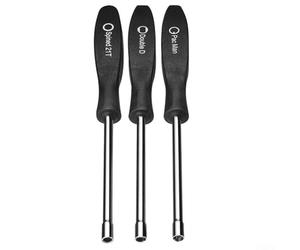 Kit de herramientas de ajuste de carburador Poulan para Craftsman para Homelite, juego de 3 destornilladores de acero con doble D y cabeza estriada de 21 dientes para la mayoría de motores de 2 ciclos