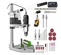 Kit de herramientas de corte eléctrico de botellas de vidrio, velocidad ajustable 5000-8000r/min, multifuncional para perforar, lijar, pulir, cortar botellas de vino y vidrio