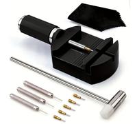 Kit de herramientas de extracción de eslabones de reloj, herramienta de correa de reloj, Kit de herramientas de reparación de removedor de pasadores de cadena para ajuste de correa de reloj, reloj 11p