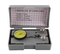 Kit de herramientas de medidor indicador de prueba de dial de palanca de precisión de 0,01 mm con estuche gris para trabajos de inspección de diseño de mecanizado
