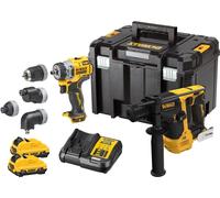 Kit de herramientas DEWALT DCK2101L2T-QW, XR, 12V, 3Ah, batería de iones de litio, motor sin escobillas
