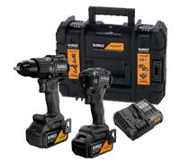 Kit de herramientas inalámbricas DeWalt DCK2222MP2T-QW | McLaren | 18 V | 2 herramientas | Juego de 2 baterías de 5 Ah