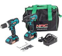 Kit de herramientas NAC: Atornillador eléctrico y llave de impacto CDB-ID-20V