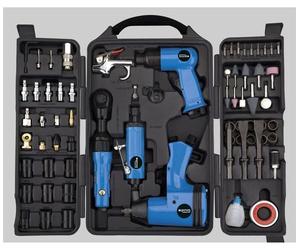 Kit de herramientas neumáticas Güde, 71 piezas