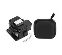 Kit de herramientas para cortadora de fibra, cuchillo de corte de fibra óptica para empalmes por fusión y por frío, hoja de precisión de 0,8 grados con caja de almacenamiento y