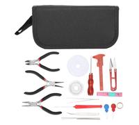 Kit de Herramientas para Fabricación de Joyas, 22 Piezas, Incluye Alicates, Cortador, Tijeras, Regla, Alambre de Aguja