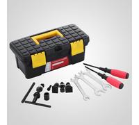 Kit de herramientas para máquina fresadora de alta precisión, con motor de 550W y velocidad variable, y cabezal vertical giratorio