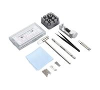 Kit de Herramientas para Quitar Eslabones de Reloj, Juego de Herramientas de Reparación de Relojes de 98 Piezas con Barras de Resorte, Empujadores de Pasadores y Horquillas de Doble Cabeza