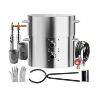 Kit De Horno Fusión Gran Capacidad 16 Kg For Fundición Doméstica, For Reciclaje Chatarra Metálica, Oro, Cobre Y Plata Seguro Y Estable