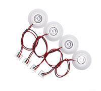 Kit de humidificador de bricolaje de 5 V con placa de circuito controladora, pieza de máquina de niebla de cuatro chorros para calidad del aire interior, verde, múltiples modos de pulverización (B)