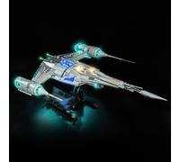 Kit de iluminación LED para Lego 75442 The Mandalorian's N-1 Starfighter - Alimentado por USB, efecto de luminarias DIY sin soldadura, fácil de instalar (modelo no incluido)