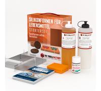 Kit de iniciación para fabricación de moldes, apto para alimentos, para moldear y duplicar moldes de repostería, pequeño