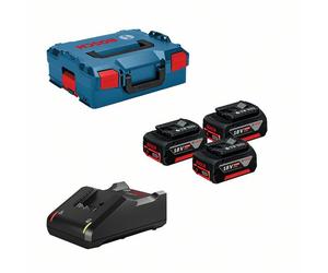 KIT DE INICIO 18V 3*5.0AH + CARGADOR + L-BOXX - B 615990L3T
