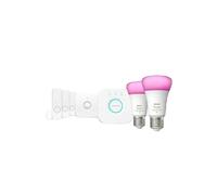 Kit de inicio 2 bombillas Philips Hue White y Color Ambiance E27 de 9 W conectadas con sensores de contacto Blanco - Nuevo