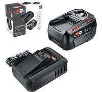 Bosch Kit Starter Set 18V – 1 batería litio 6,0 Ah + cargador rápido – 18V POWER FOR ALL ALLIANCE