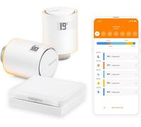 Kit de inicio de válvula de radiador inteligente Netatmo con Wi-Fi: control remoto, ahorro de energía