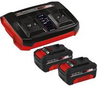 Kit de inicio Einhell Power X-Change PXC, que incluye 2 baterías de 4,0 Ah y el kit de cargador Twincharger