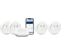 Kit de inicio Homematic IP EQ-3 AG para detectores de humo: detectores de humo para 4 habitaciones