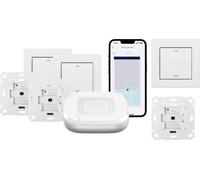 Kit de inicio Homematic IP EQ-3 para control de persianas, compatible con 3 persianas