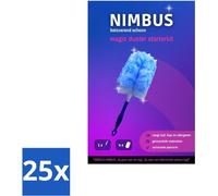 Kit de inicio NIMBUS Magic Duster: Mango + 4 repuestos (1 juego) - Paquete económico - 25 unidades