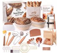 Kit de inicio para masa madre Silecomplaza, cesta de regalo para panaderos, ideal para hombres y mujeres
