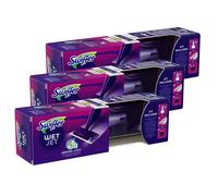 Kit de inicio Swiffer WetJet para limpieza de suelos: incluye paños de limpieza y limpiador para suelos (paquete de 3)
