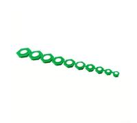 Kit de inserción de enchufe magnético de 21 piezas, juego de adaptadores hexagonales de 5/16 pulgadas a 7/8 pulgadas y 8 mm a 19 mm, 7.9 x 2.4 x 1.2 pulgadas (verde)