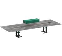 Hansgrohe Set de instalación uBox 70 cm para canaletas de ducha, acero inoxidable 56011180