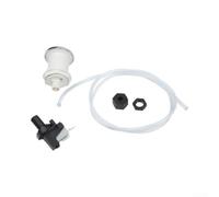 Kit de interruptor activado por aire de 16 A con manguera de 1 m | Se adapta a agujeros de 28 mm, controla trituradores de basura, cuerpo ABS, incluye manguera neumática de 1 m