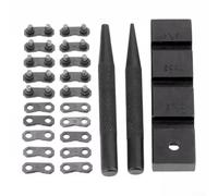 Kit de interruptor de cadena de 38 LP para 8 conectores pequeños para motosierras domésticas, herramienta de remachado compatible con MS170 MS180 MS210, cadenas de paso 91PX 90SG, juego de