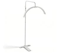 Kit de Lámpara de Pie LED de 26 Pulgadas, Brillo de Color de Luz de Media Luna Ajustable, Lámpara de Luna Acialist con Soporte para Teléfono para Belleza, Cuidado de la Piel,