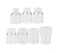 Kit de lentes de cristal de cuarzo con juntas tóricas para antorcha de soldadura Tig Sr Wp-9 17 18 20 25 26 consumibles de copa transparente resistente a altas temperaturas con caja de almacenamiento