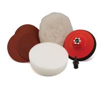 Kit de lijado y pulido Flexipads 88005, M14 y 6mm GRIP, 125mm