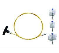Kit De Limpieza De Chimenea Para Pellet Ø 80-10-12 Cm + Vara 200 Cm