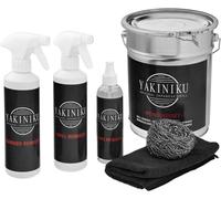 Kit de limpieza para Kamado, limpiador de acero inoxidable, 1 juego, para el cuidado de la parrilla
