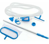 Kit de limpieza para piscina Intex, de 5 piezas: red de superficie, aspiradora para el fondo, vara telescópica y manguera